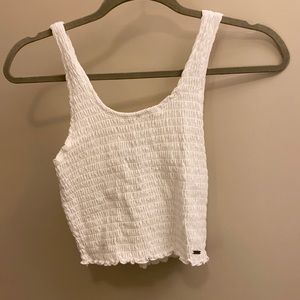 Smocked crop top
